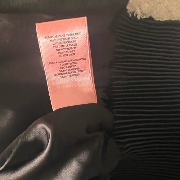 Blank NYC Girls Kids Faux Leather Shearling Jacket Size M - Picture 9 of 11